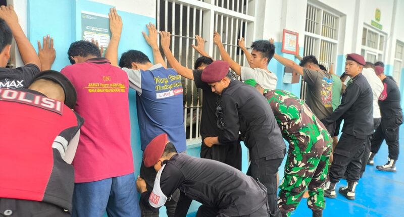Razia di Lapas Nunukan, Petugas Temukan Besi, Botol Kaca hingga HP