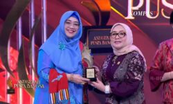 Rinda Wahyuni Andi Harun Terima Anugerah Puspa Cita