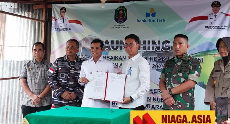 Bupati Nunukan Launching Program Rehabilitasi 200 Rumah Tidak Layak Huni Tahun 2025