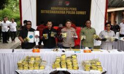 Seorang Perempuan di Medan Terlibat Peredaran 100 Kg Sabu