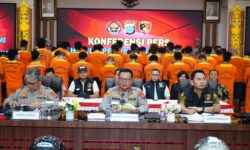 Operasi Pekat Mahakam II 2025, Polda Kaltim Jebloskan 134 Orang ke Penjara