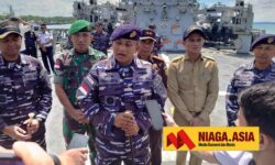Danlanal Nunukan Gelar Coffe Morning Bersama Bupati dan Forkopimda di KRI Frans Kaisiepo
