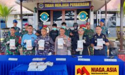 Kejar-kejaran di Laut, Lanal Nunukan Gagalkan Penyelundupan 11,5 Kg Sabu dari Malaysia