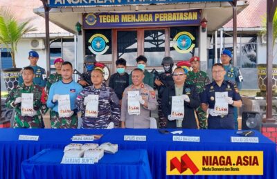 Kejar-kejaran di Laut, Lanal Nunukan Gagalkan Penyelundupan 11,5 Kg Sabu dari Malaysia