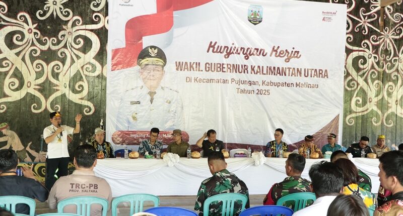 Wagub Ingkong Tampung Aspirasi Masyarakat Kecamatan Pujungan 