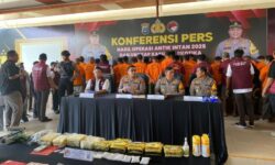 12 Kg Sabu Jaringan Fredy Pratama Gagal Beredar di Banjarbaru
