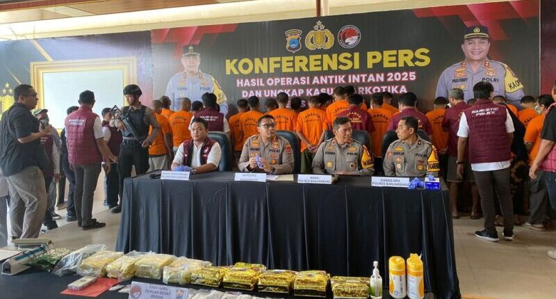 12 Kg Sabu Jaringan Fredy Pratama Gagal Beredar di Banjarbaru