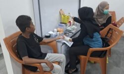 MPLS 1 Agustus, 100 Siswa Sekolah Rakyat Rintisan Samarinda Ikut Tes Kesehatan Hari Ini