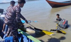 Tabrakan Dua Speedboat Sampai Terbelah di Nunukan, Motoris Tewas