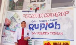 SDN 04 Sebatik Tengah Siapkan Kantin Rupiah Untuk Penukaran Uang Malaysia ke Indonesia