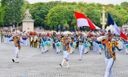 Satgas Patriot II Indonesia Curi Perhatian di Bastille Day 2025