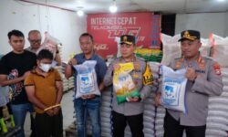 Pengoplos 9 Ton Beras Reject di Pekanbaru jadi Tersangka