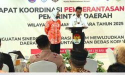 Rakor Bersama KPK, Bupati Nunukan Paparkan 7 Isu Strategis Pembangunan Daerah