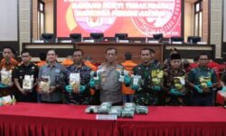 Periode Juli 2025 Polda Kaltara Ungkap 4 Kasus dan Sita 21.3 Kg Sabu