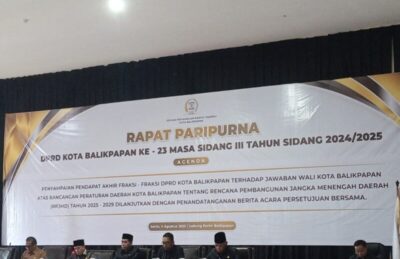 RPJMD 2025–2029 Disahkan, DPRD-Pemkot Balikpapan Sepakat Arah Pembangunan Menuju Kota Global
