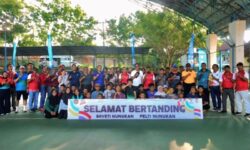 Pengurus Baru PELTI dan BAVETI Nunukan Gelar Pertandingan Tenis Lapangan