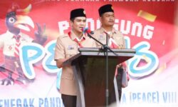 Bupati Nunukan Buka Perkemahan PEACE VIII Pramuka 2025 di Mansapa