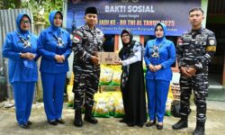 Peringatan HUT TNI AL ke-80, Lanal Nunukan Santuni Warakawuri dan Anak Yatim