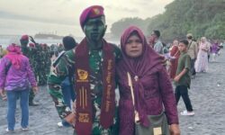 Cerita Perjuangan Pemuda Penjual Pentol di Nunukan Resmi Sandang Baret Ungu Korps Marinir