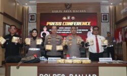 Polres Banjar Gagalkan Peredaran 19 Kg Sabu