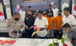 Pemusnahan 2 Kilogram Sabu, Polresta Samarinda Sisakan 5 Persen untuk Barang Bukti