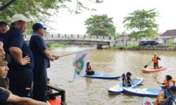 Anniversary ke-10 Tahun, GMSS-SKM Gelar Lomba Pungut Sampah dan Paddle Race