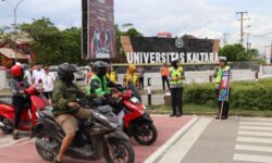 Ditlantas Polda Kaltara Sosialisasi Ruang Henti Khusus di Tanjung Selor