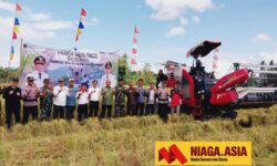 Hadiri Panen Raya Padi, Bupati Nunukan Jadikan Desa Binalawan Percontohan Ketahanan Pangan