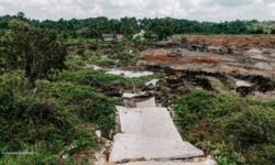 Jalan Desa di Samboja Barat Longsor Diperbaiki, Audit Tambang Segera Dilakukan oleh Kementerian ESDM