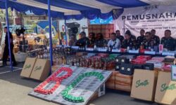 Bea Cukai Balikpapan Musnahkan Barang Ilegal Senilai Rp1,19 Miliar