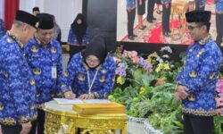 Rotasi Pejabat dan Purna Tugas ASN, Rahmad Mas’ud Tekankan Etos Pelayanan Publik