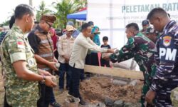 Dandim Nunukan Hadiri Groundbreaking Koperasi Merah Putih di Sebatik Tengah
