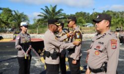 Percepat Pelayanan di Masyarakat, Kapolres Nunukan Pimpin Apel Pamapta