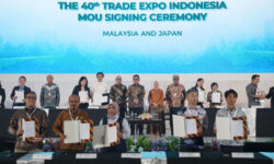 Mendag Saksikan Penandatanganan MoU Antara Eksportir dengan Buyer di TEI ke-40