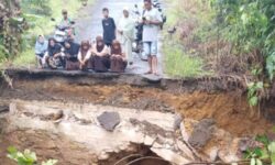 Andre Pratama Minta Pemkab Nunukan Segera Perbaiki Jembatan Ambruk Menuju MI Darul Furqon
