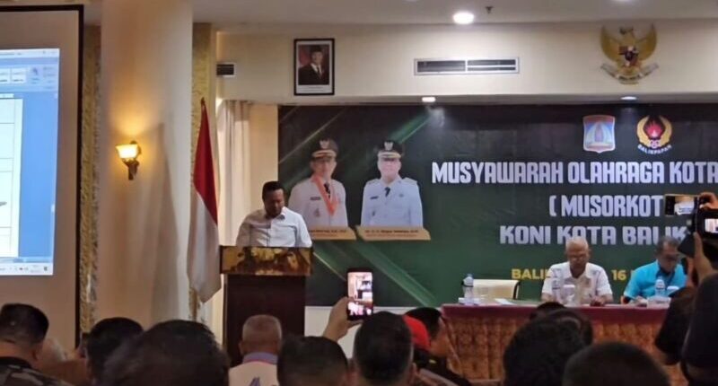 Gasali Nahkodai KONI Balikpapan 2025–2029, Fokus Pembinaan dan Persiapan Porprov