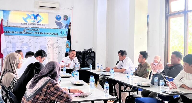 BNNK Nunukan Amankan 9 Pelajar SMP Sakau Hirup Liquid Vape Mengandung Narkoba