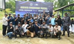 Lanal Nunukan Latih Wartawan Menembak