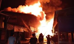 Motif Tersangka Membakar Pasar Mansalong Sakit Hati Tidak Dipinjami Sembako