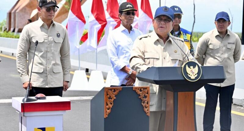 Presiden Resmikan Jembatan Kabanaran dan 4 Proyek Infrastruktur Konektivitas Senilai Rp1,97 T