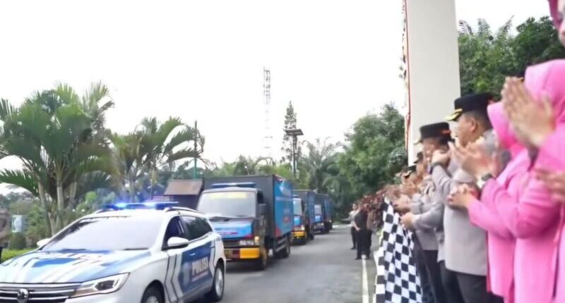 Kapolda Kaltim Kirim Bantuan Kemanusiaan Buat Korban Bencana di Sumatera