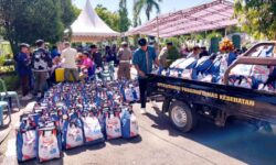 Salurkan Bansos Paket Sembako, Bupati Nunukan Minta DSP3A Evaluasi Data DTSEN