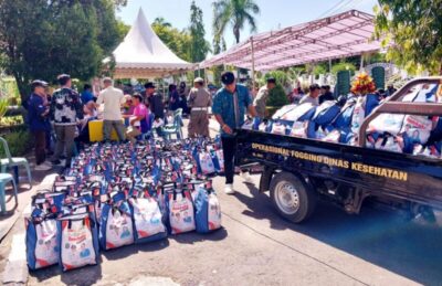 Salurkan Bansos Paket Sembako, Bupati Nunukan Minta DSP3A Evaluasi Data DTSEN