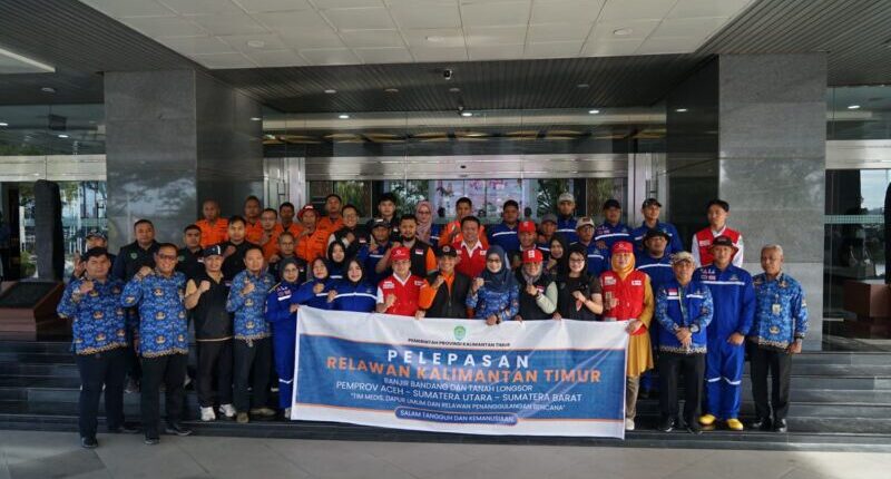 37 Relawan Kaltim Peduli Bertugas 10 Hari di Aceh Tamiang