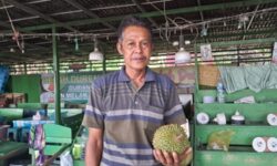 Pedagang Durian Panen Cuan di Libur Panjang Natal dan Tahun Baru