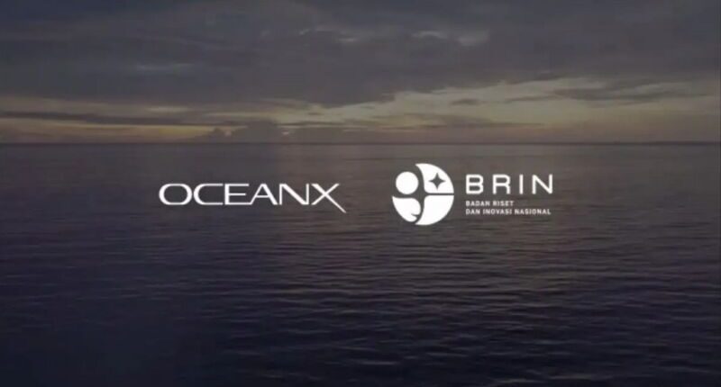 BRIN–OceanX Petakan Gunung Bawah Laut Sulawesi Utara