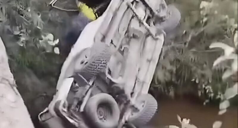 Mobilnya Terguling di Tuana Tuha, Karo Adbang Setda Kaltim Selamat