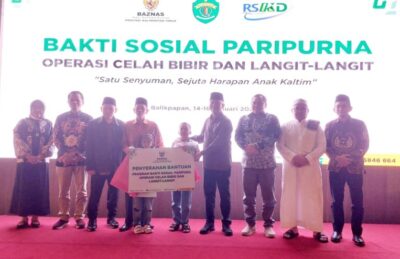 Operasi Celah Bibir Gratis Baznas Kaltim Pulihkan Percaya Diri Anak-anak