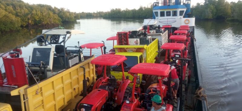 Pemkab Nunukan Mulai Distribusikan 28 Unit Alsintan Bantuan Kementerian Pertanian ke Krayan