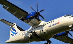 Pesawat ATR 42-500 yang Jatuh di Maros Diduga karena Menabrak Gunung